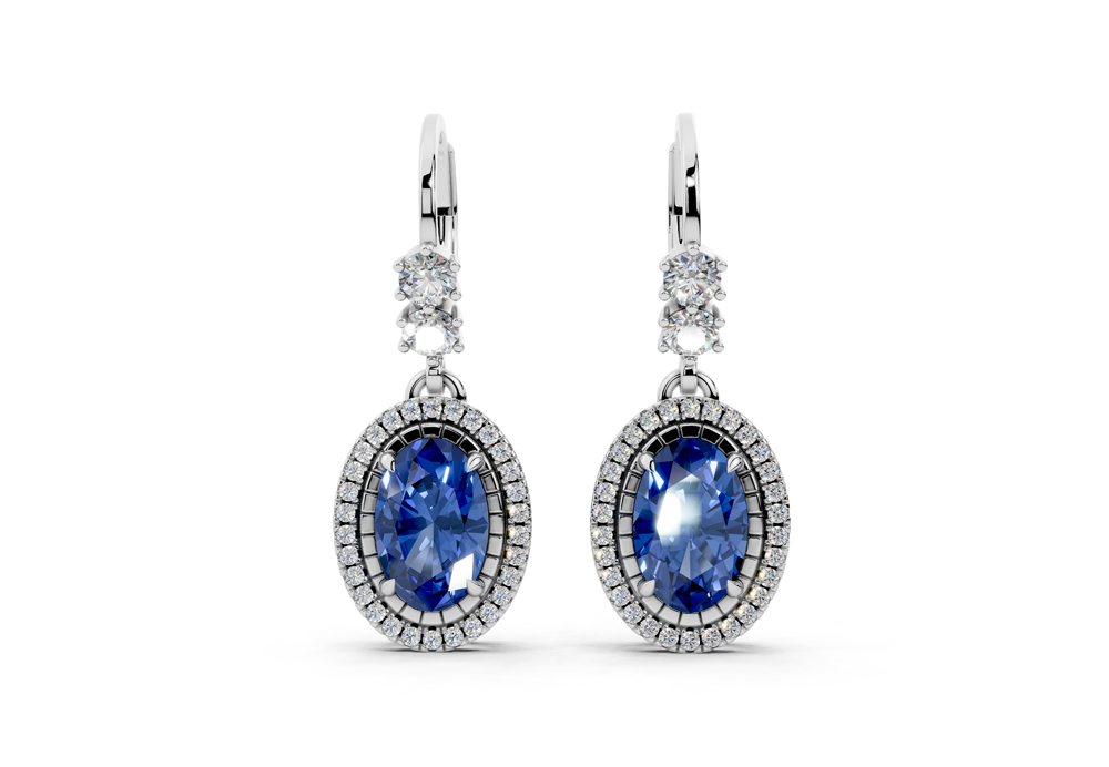Sapphire Earrings - Thumbnail
